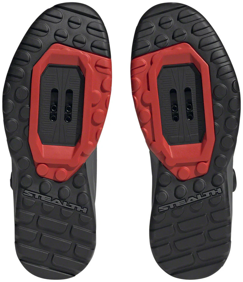 Five Ten Trailcross Pro Mountain Clipless Shoes - Womens Gray Five/Core BLK/Red 8.5 - Image 4