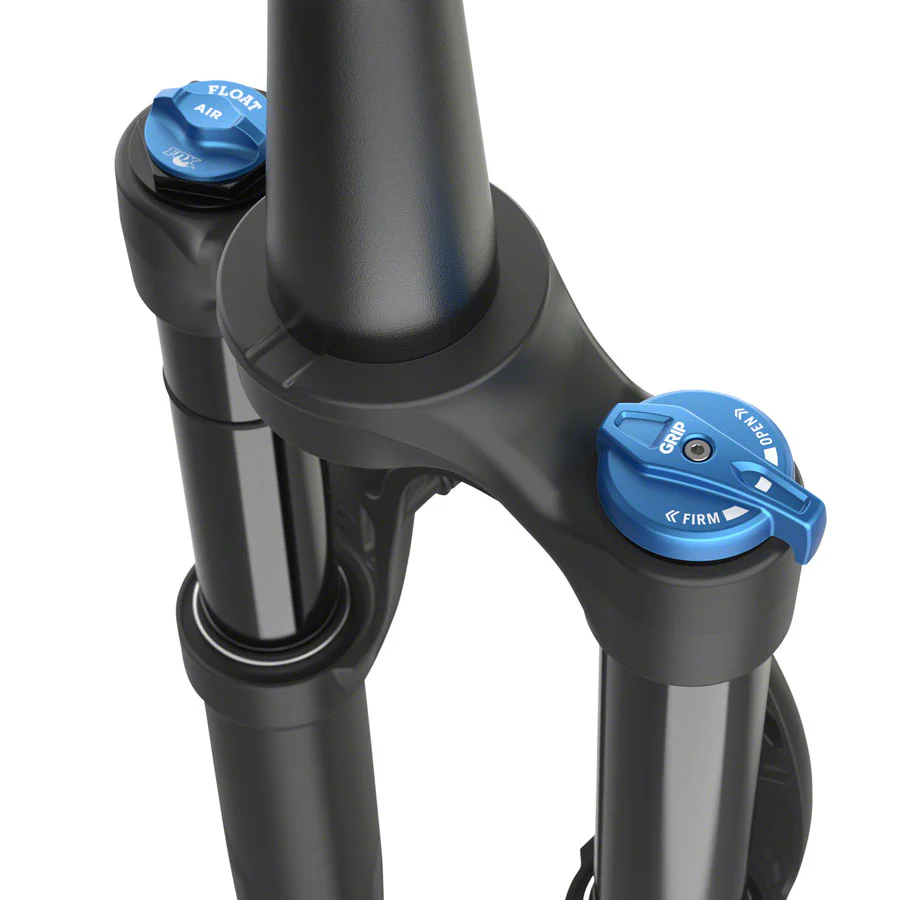 FOX 32 Step-Cast Performance Suspension Fork - 27.5" 100 mm 15QR x 110 mm 44 mm Offset Matte BLK GRIP 3-Position - Image 3