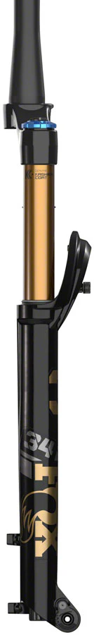 FOX 34 Factory Suspension Fork - 29" 130 mm 15 x 110 mm Kabolt 44mm Offset GRIP X Damper Shiny BLK - Image 3