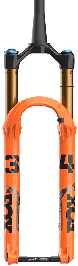 FOX 34 Factory Suspension Fork - 29" 130 mm 15 x 110 mm Kabolt 44mm Offset GRIP X Damper Shiny Orange - Image 2