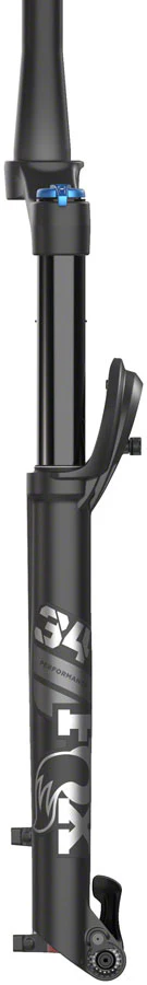 FOX 34 Performance Suspension Fork - 29" 130 mm 15QR x 110 mm 44mm Offset GRIP Damper 3-Position Matte BLK - Image 3