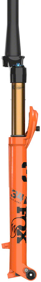 FOX 34 Step-Cast Factory Suspension Fork - 29" 120 mm 15 x 110 mm Kabolt 44mm Offset GRIP SL Damper 3-Position Shiny Orange - Image 2