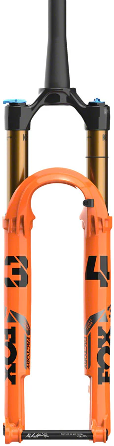 FOX 34 Step-Cast Factory Suspension Fork - 29" 120 mm 15 x 110 mm Kabolt 44mm Offset GRIP SL Damper 3-Position Shiny Orange - Image 3