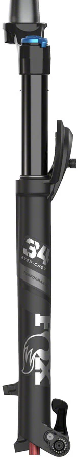 FOX 34 Step-Cast Performance Suspension Fork - 29" 120 mm 15QR x 110 mm 44mm Offset GRIP Damper 3-Position Matte BLK - Image 3