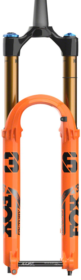 FOX 36 Factory Suspension Fork - 29" 160 mm 15 x 110 mm Kabolt-X 44mm Offset GRIP X Damper 58HT Shiny Orange - Image 2