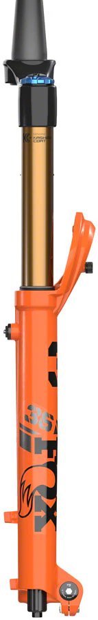 FOX 36 Factory Suspension Fork - 29" 160 mm 15 x 110 mm Kabolt-X 44mm Offset GRIP X Damper 58HT Shiny Orange - Image 3