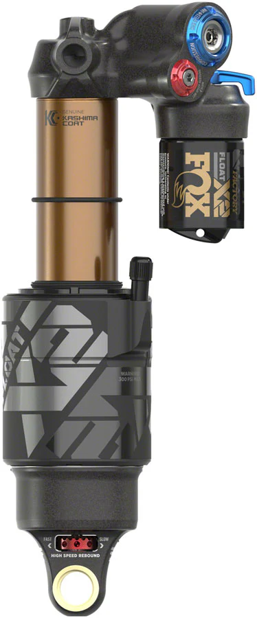 FOX FLOAT X2 Factory Rear Shock - Trunnion Metric 185 x 50 mm 2-Position Lever Kashima Coat - Image 3