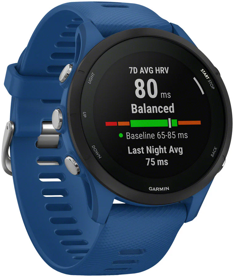 Garmin Forerunner 255 GPS Smartwatch - 45.6mm Tidal Blue - Image 3