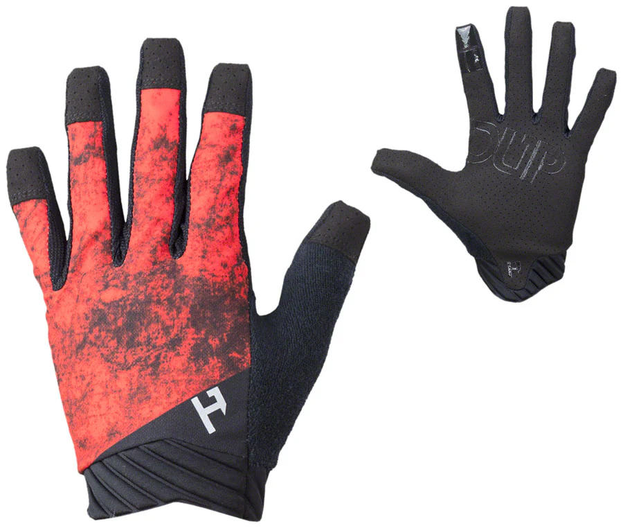 HandUp Pro Performance Gloves - Race Red Full Finger Medium - Image 3