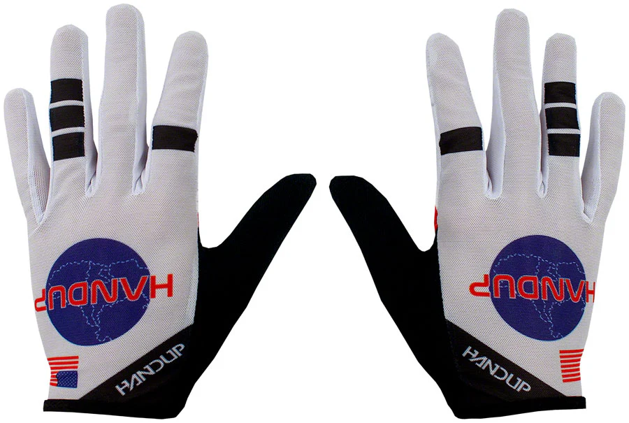 Handup Vented Gloves - Shuttle Runner White Full Finger Medium - Image 2
