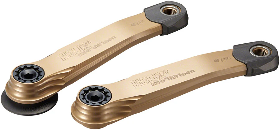 Helix R e*spec AL Crank Arm Set - 155mm BOSCH Gen4-Brose S Mag-TQ HPR50 Self Extractor Bronze - Image 2