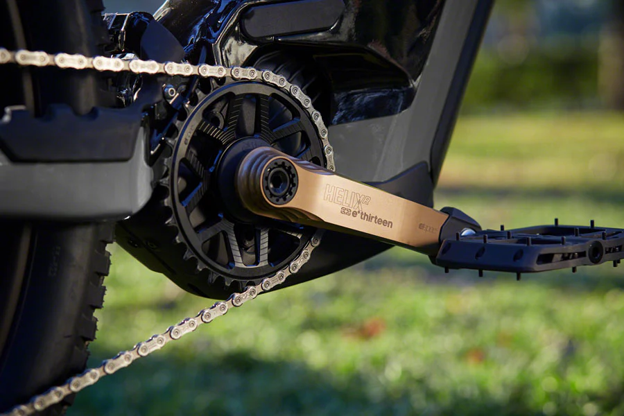 Helix R e*spec AL Crank Arm Set - 160mm BOSCH Gen4-Brose S Mag-TQ HPR50 Self Extractor Bronze - Image 4