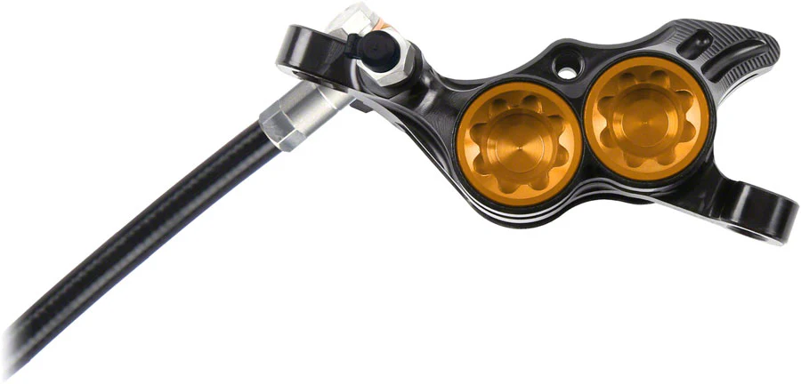 Hope Tech 4 E4 Disc Brake and Lever Set - Front Hydraulic Post Mount Bronze - Image 3