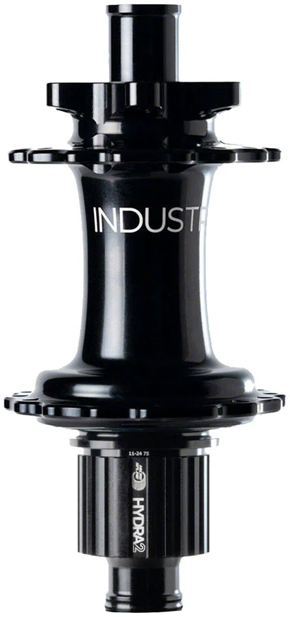 Industry Nine Hydra 2 Classic Rear Hub - 12 x 148mm 6-Bolt Micro Spline BLK 32H - Image 2