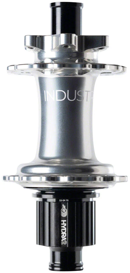 Industry Nine Hydra 2 Classic Rear Hub - 12 x 148mm 6-Bolt Micro Spline Silver 28H - Image 2