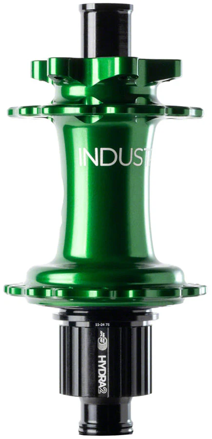 Industry Nine Hydra 2 Classic Rear Hub - 12 x 148mm 6-Bolt XD Green 32H - Image 2