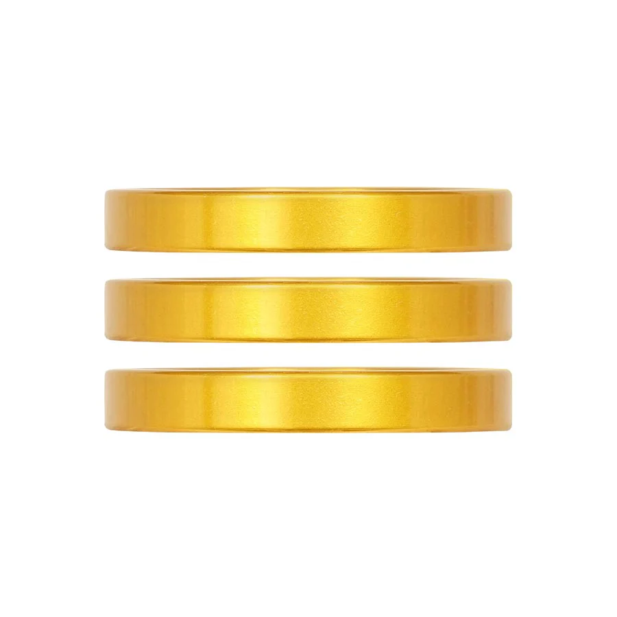 Industry Nine iRiX Headset Spacer 1-1/8 Height: 5mm Aluminum Gold 3pcs