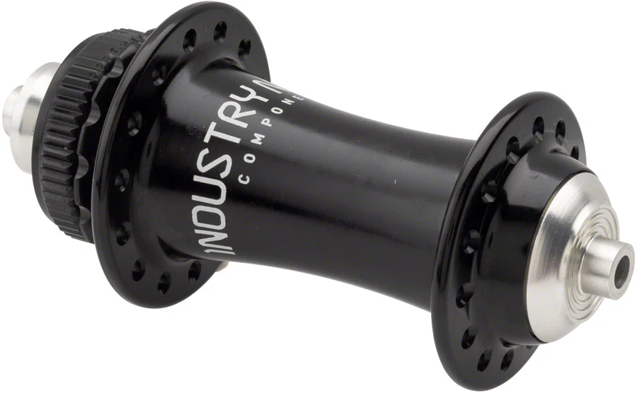 Industry Nine Torch Classic CX/Road Front Hub - QR x 100mm Center-Lock BLK 28h - Image 2