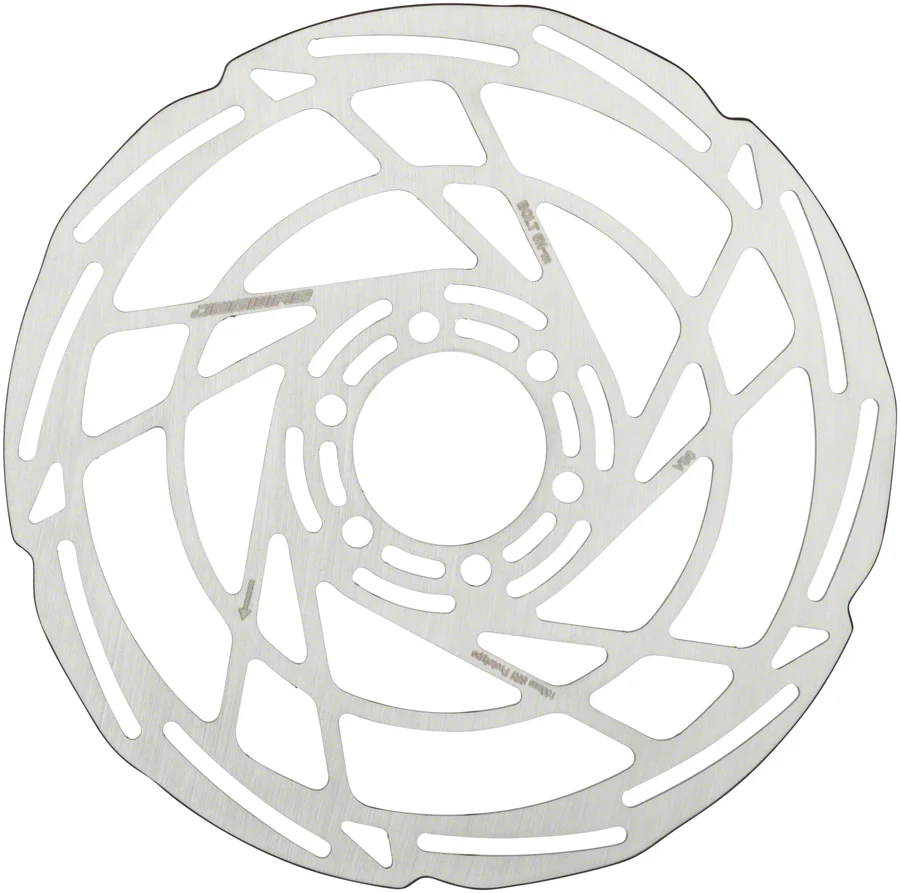 Jagwire Sport SR1 Disc Brake Rotor - 160mm 6-Bolt Silver - Image 2