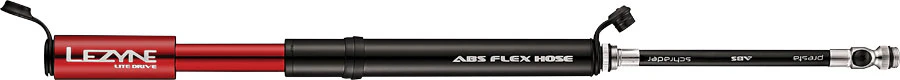 Lezyne Lite Drive Frame Pump: Small Gloss Red - Image 2