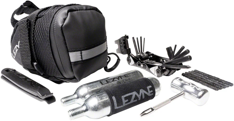 Lezyne M-Caddy Seat Bag Tubeless Kit - Black - Image 2