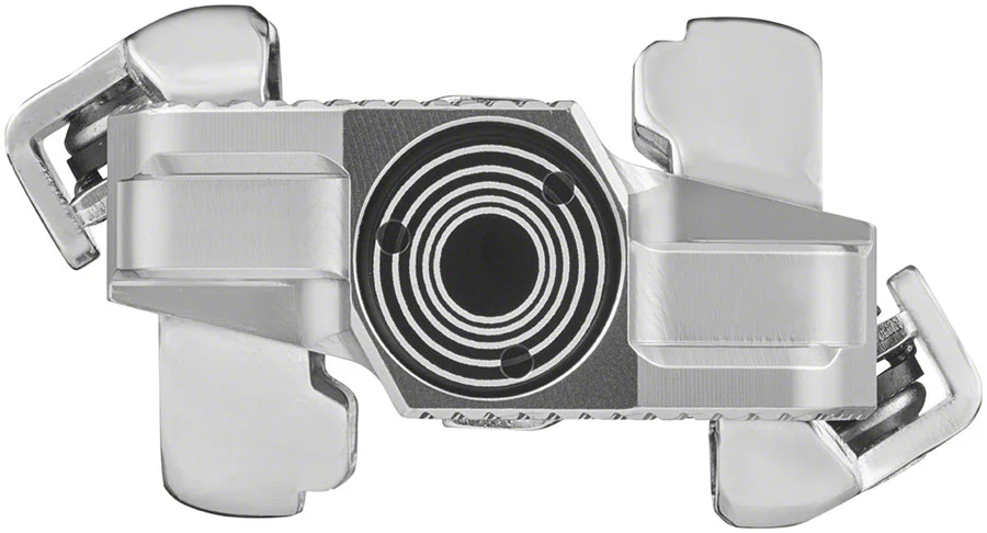 LOOK X-TRACK Single Power Pedals - Dual Sided Clipless Chromoly  9/16" Silver - Image 3