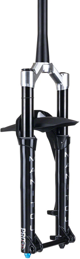 Manitou JUnit 34 Pro Suspension Fork - 26" 140 mm 15 x 110 mm 41 mm Offset Gloss BLK - Image 3