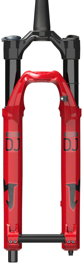 Marzocchi Bomber DJ Suspension Fork - 26" 100 mm 20 x 110 mm 37 mm Offset Gloss Red Grip Sweep-Adj - Image 2