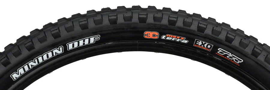 Maxxis Minion DHF Tire - 27.5 x 2.5 Tubeless Folding BLK 3C Maxx Grip DH Wide Trail - Image 3