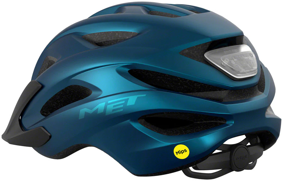 MET Crossover MIPS Helmet - Blue Metallic One Size - Image 3