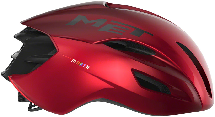 MET Manta MIPS Helmet - Red Metallic Glossy Small - Image 3