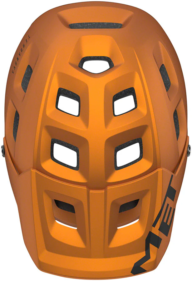MET Terranova MIPS Helmet - Orange Titanium Metallic Matte Small - Image 4