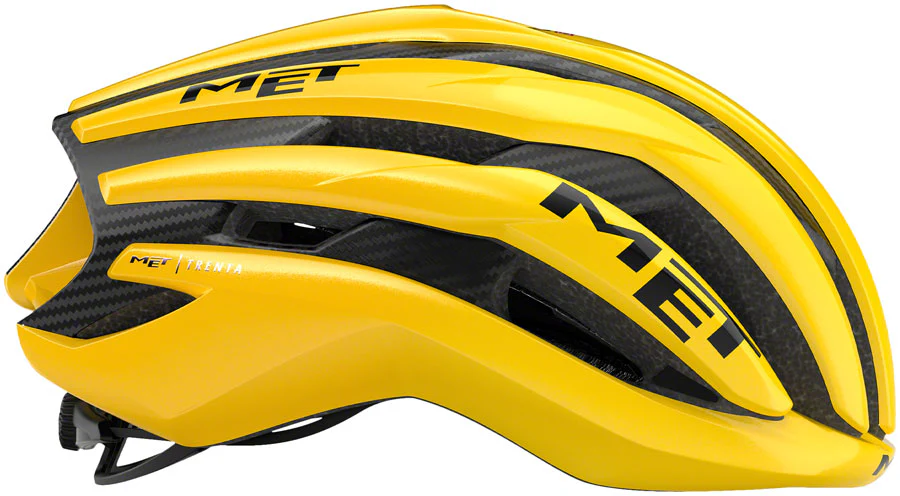 MET Trenta 3K Carbon MIPS Helmet - Jaune Limited Edition Large - Image 3