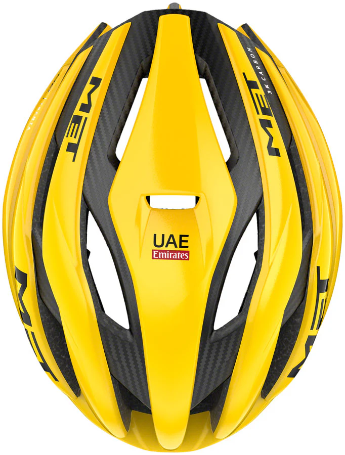 MET Trenta 3K Carbon MIPS Helmet - Jaune Limited Edition Large - Image 4