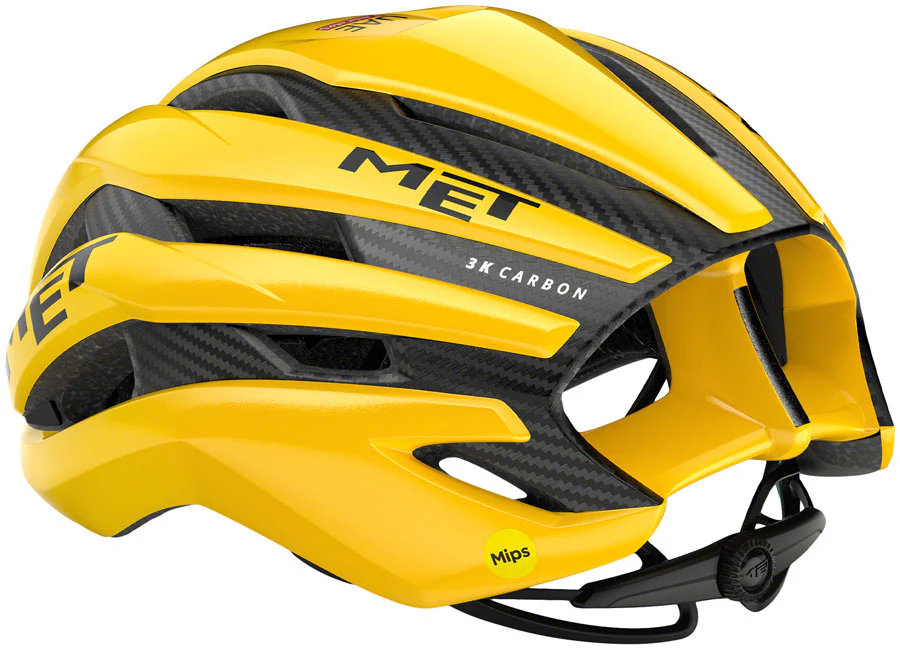 MET Trenta 3K Carbon MIPS Helmet - Jaune Limited Edition Small - Image 2