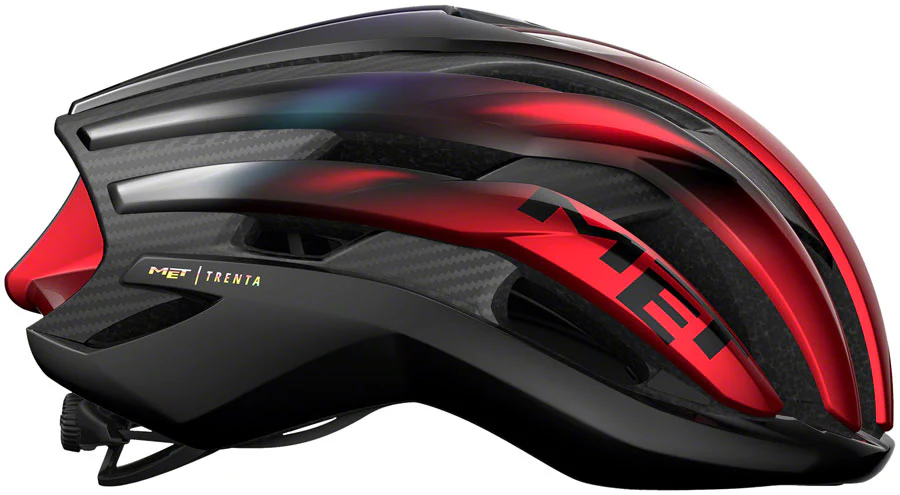 MET Trenta 3K Carbon MIPS Helmet - Red Iridescent Large - Image 2