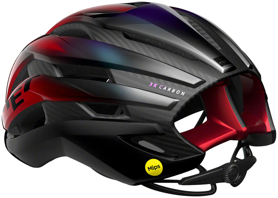MET Trenta 3K Carbon MIPS Helmet - Red Iridescent Small - Image 3