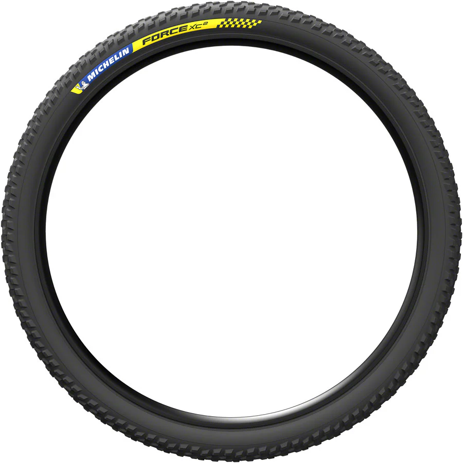 Michelin Force XC2 Race Tire - 29 x 2.10 Tubeless Folding BLK Racing Line GUM-X Cross Shield E-Bike - Image 3