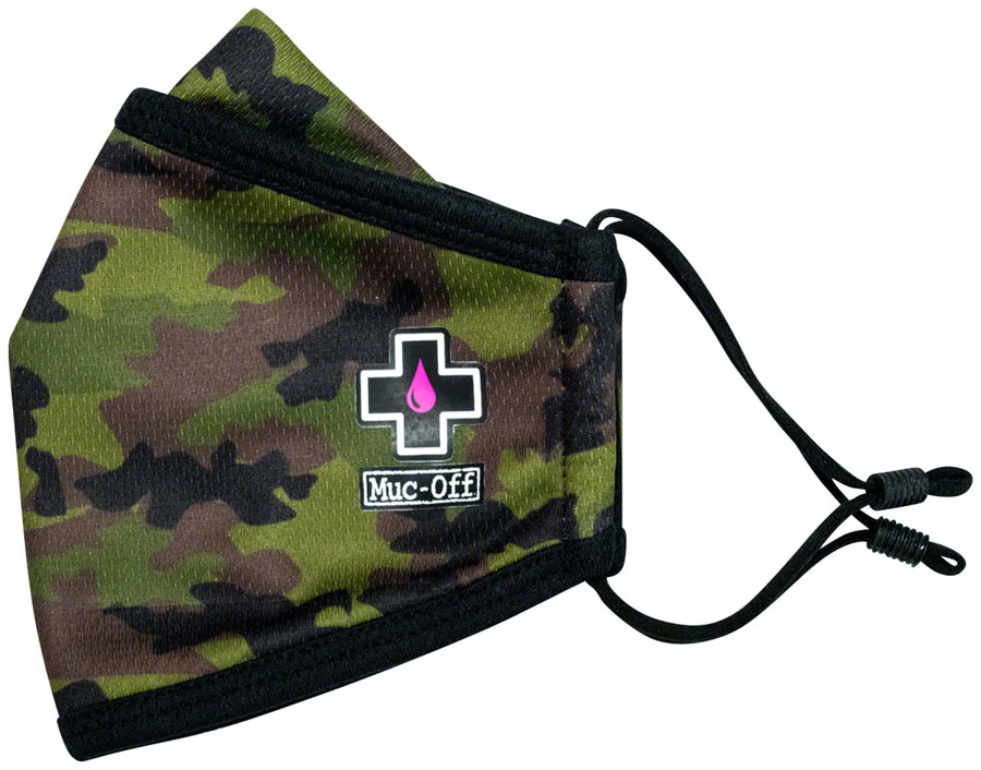 Muc-Off Reusable Face Mask - Woodland Camo Small - Image 2