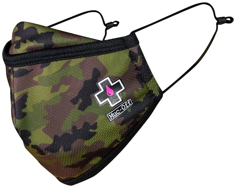 Muc-Off Reusable Face Mask - Woodland Camo Small - Image 3