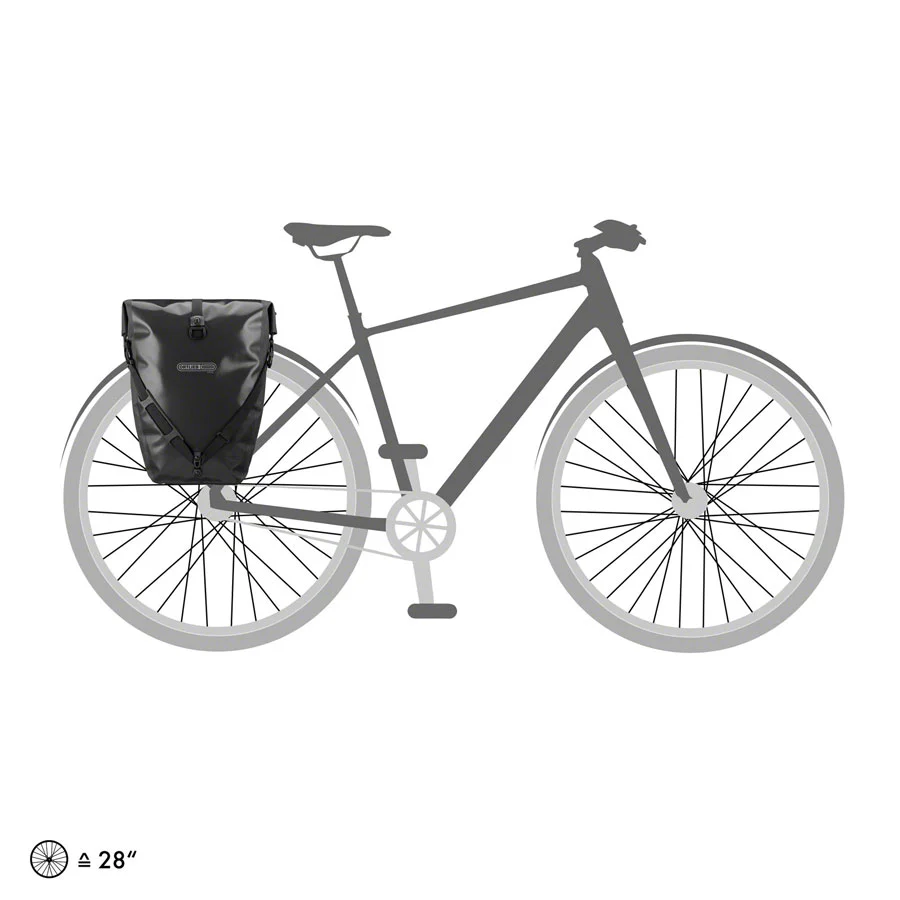 Ortlieb Back-Roller Free Pannier - 40L Pair Black - Image 4