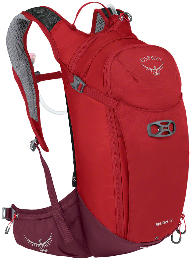 Osprey Siskin 12 Mens Hydration Pack - One Size Ultimate Red - Image 2