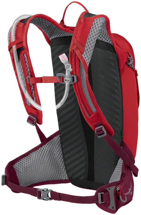Osprey Siskin 12 Mens Hydration Pack - One Size Ultimate Red - Image 3