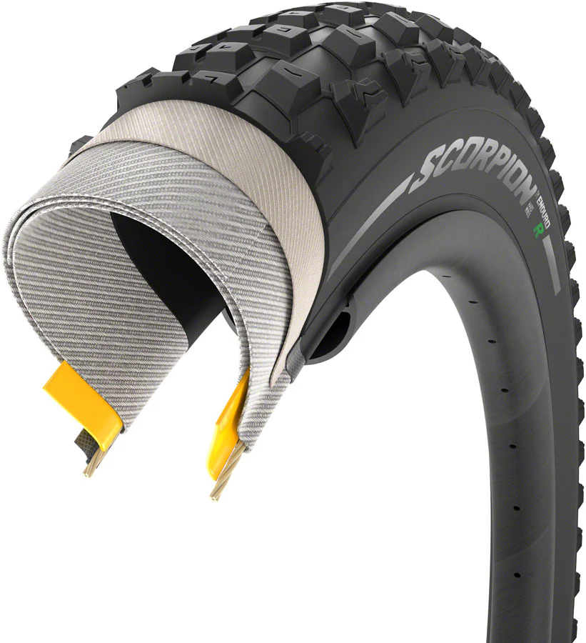 Pirelli Scorpion Enduro R Tire - 29 x 2.4 Tubeless Folding BLK ProWall SmartGrip - Image 3