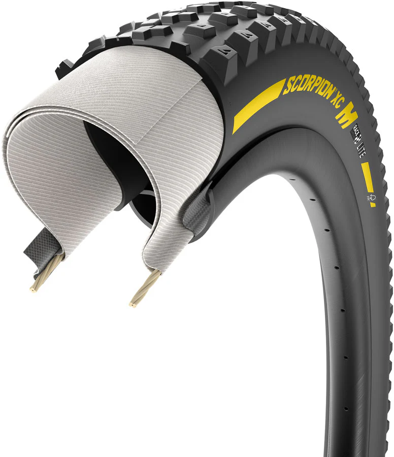 Pirelli Scorpion XC M Tire - 29 x 2.4 Tubeless Folding YLW Label Team Edition Lite Race - Image 3
