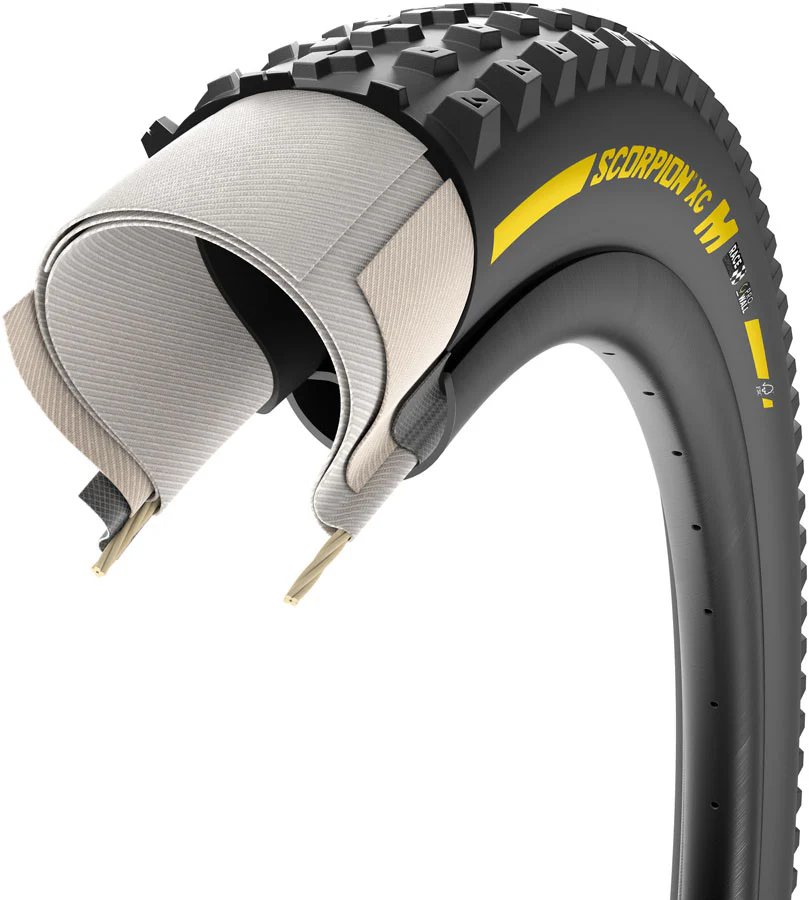 Pirelli Scorpion XC M Tire - 29 x 2.4 Tubeless Folding YLW Label Team Edition ProWall Race - Image 3
