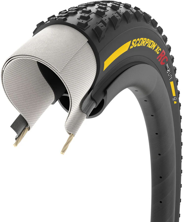 Pirelli Scorpion XC RC Tire - 29 x 2.4 Tubeless Folding YLW Label Team Edition Lite Race - Image 3