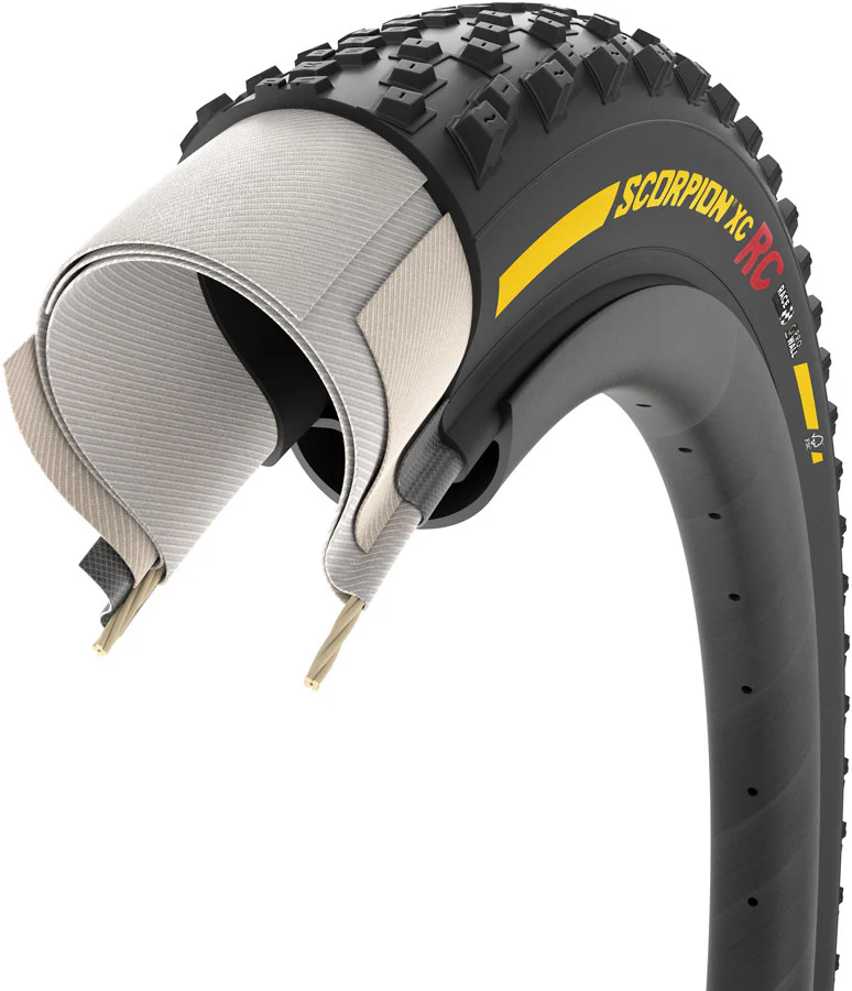 Pirelli Scorpion XC RC Tire - 29 x 2.4 Tubeless Folding YLW Label Team Edition ProWall Race - Image 3