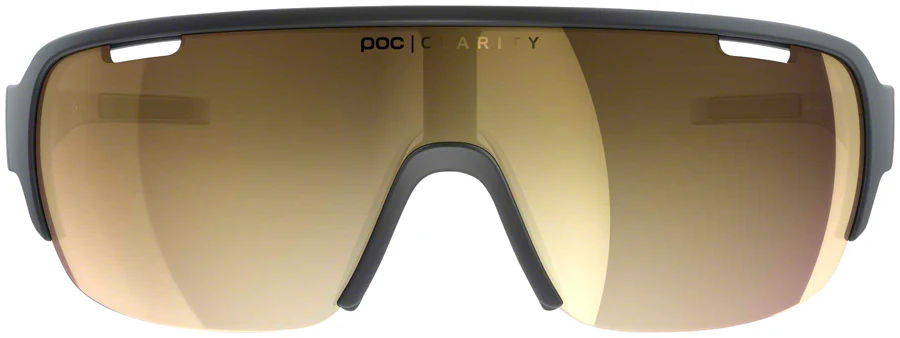 POC Do Half Blade Sunglasses - Uranium Black Violet/Gold-Mirror Lens - Image 2