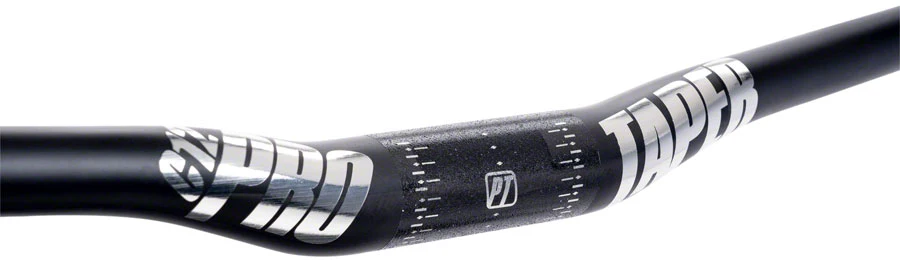 ProTaper C12 Handlebar - 810mm 12mm Rise 31.8mm Carbon Polish Black/Chrome - Image 2